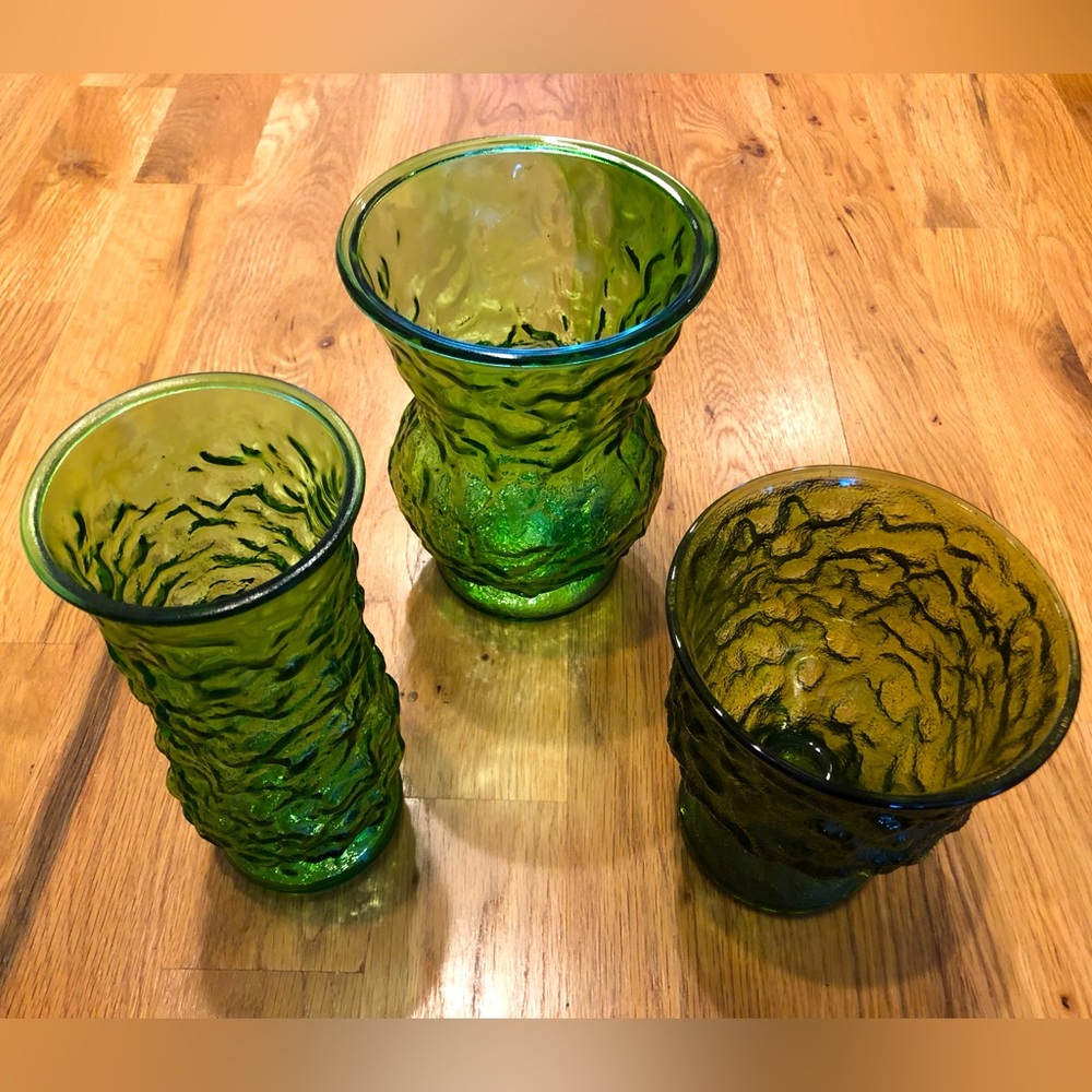 EO Brody Green Vase Bundle - set of 3